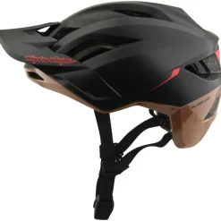 Troy Lee Designs Flowline SE MIPS Helm - Stacks Charcoal/Sienna