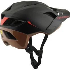 Troy Lee Designs Flowline SE MIPS Helm - Stacks Charcoal/Sienna
