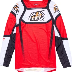Mtb-Shirts < Troy Lee Designs GP Pro Air Fiethirt et Lange ouwen Heren - Band Red/White