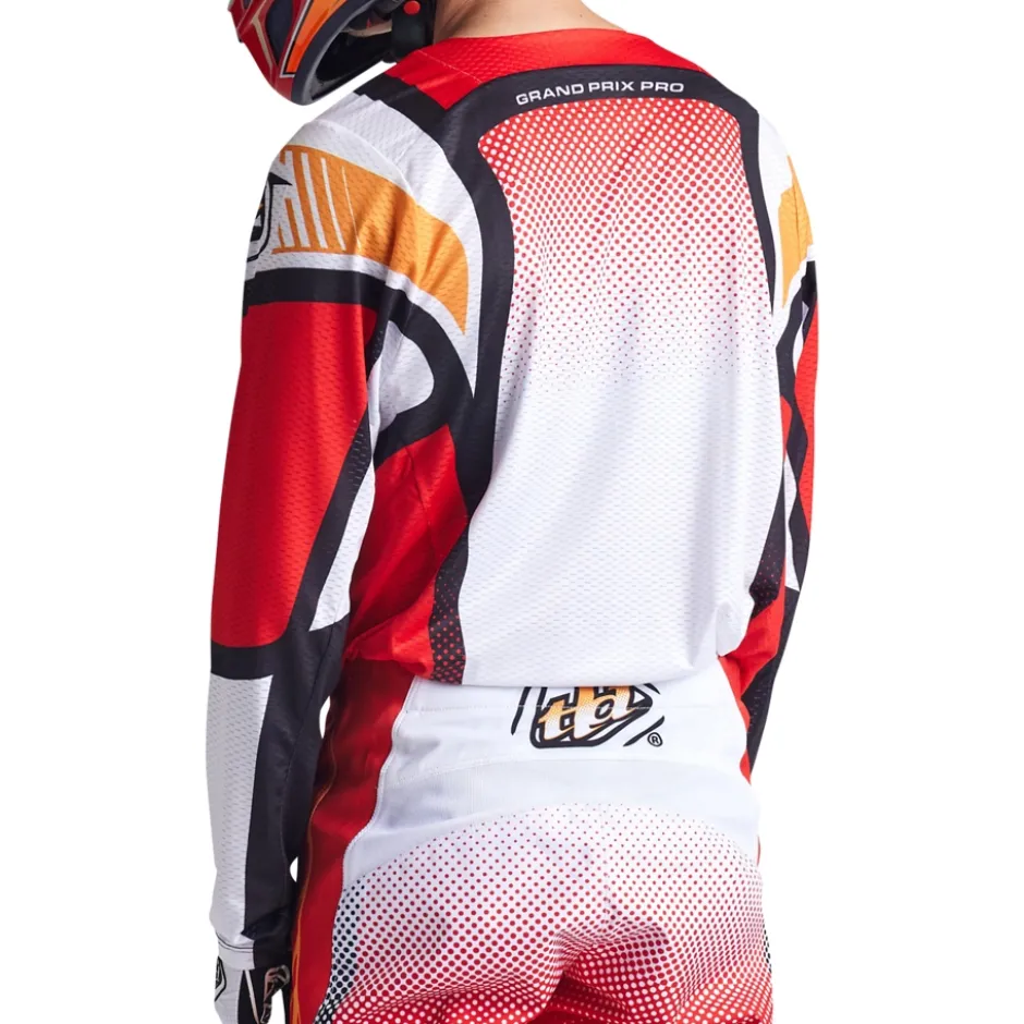 Mtb-Shirts < Troy Lee Designs GP Pro Air Fiethirt et Lange ouwen Heren - Band Red/White