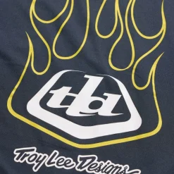 Shirts Kinderen < Troy Lee Designs Ruckus Ride Fietsshirt et ange ouwen Kinderen - Pressed Carbon