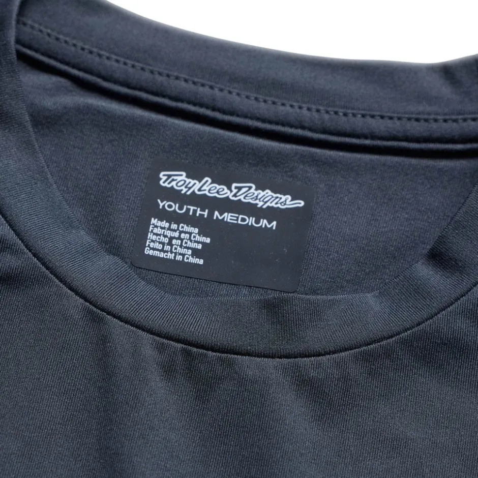 Shirts Kinderen < Troy Lee Designs Ruckus Ride Fietsshirt et ange ouwen Kinderen - Pressed Carbon