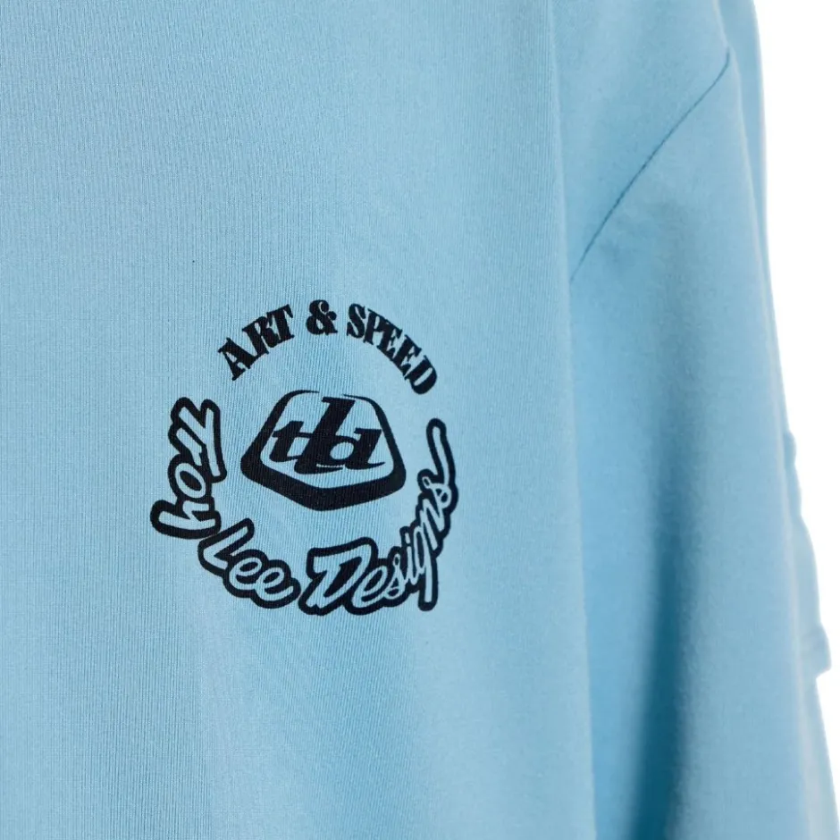 Shirts Kinderen < Troy Lee Designs Ruckus Ride Fietsshirt et ange ouwen Kinderen - Carbs Dawn Bue