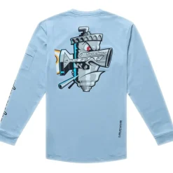 Shirts Kinderen < Troy Lee Designs Ruckus Ride Fietsshirt et ange ouwen Kinderen - Carbs Dawn Bue