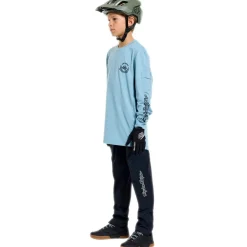 Shirts Kinderen < Troy Lee Designs Ruckus Ride Fietsshirt et ange ouwen Kinderen - Carbs Dawn Bue