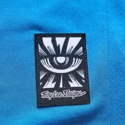 Troy Lee Designs Skyline Ride Fietsshirt met Korte Mouwen Heren - One Eye Aero Blue