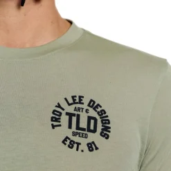 Troy Lee Designs Skyline Ride Fietsshirt met Korte Mouwen Heren - Stamps Sage