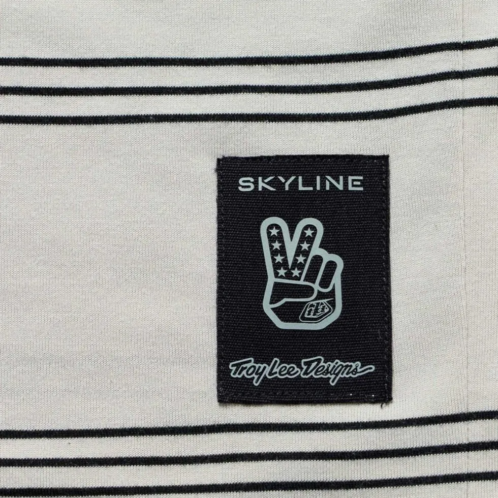 Troy Lee Designs Skyline Ride Fietsshirt met Korte Mouwen Heren - Washed Out Limestone