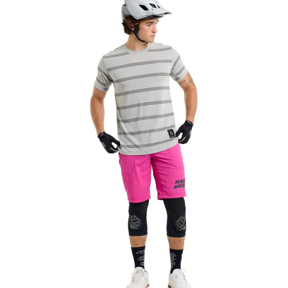 Troy Lee Designs Skyline Ride Fietsshirt met Korte Mouwen Heren - Washed Out Limestone