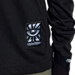 Troy Lee Designs Skyline Ride Fietsshirt met Lange Mouwen Kinderen - Signature Black/Real Teal