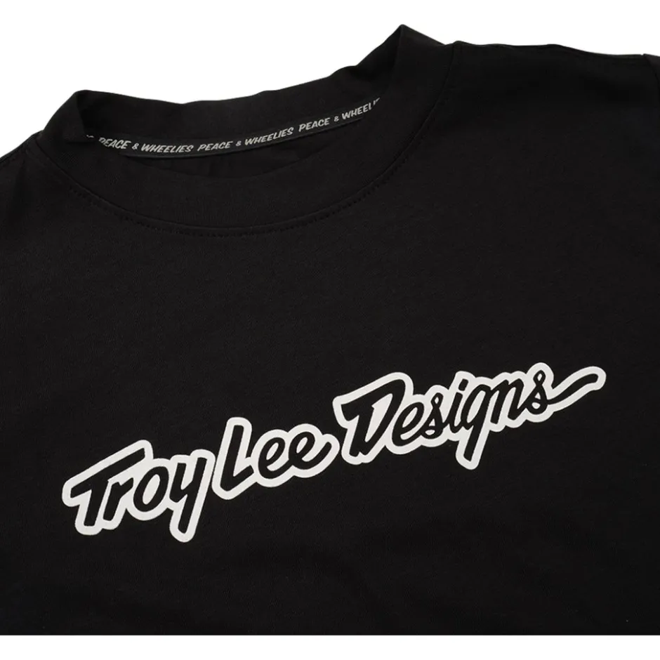 Shirts Kinderen < Troy Lee Designs Skyine Ride Fietsshirt met Korte Mouwen Kinderen - Signature Back