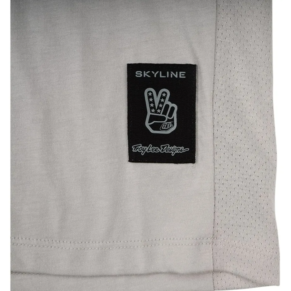 Shirts Kinderen < Troy Lee Designs Skyine Ride Fietsshirt met Korte Mouwen Kinderen - Signature Mist