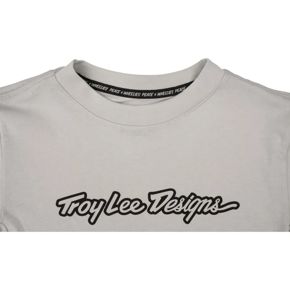 Shirts Kinderen < Troy Lee Designs Skyine Ride Fietsshirt met Korte Mouwen Kinderen - Signature Mist