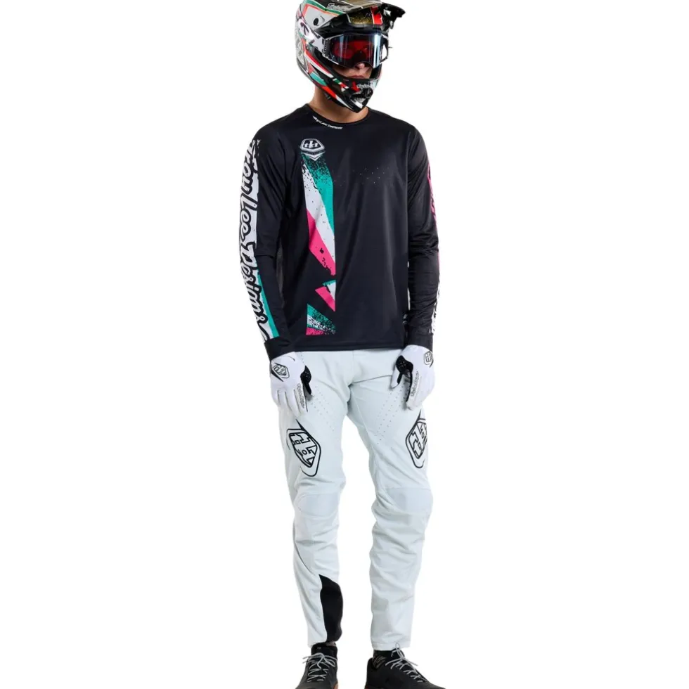 Troy Lee Designs Sprint Fietsshirt met Lange Mouwen Heren - Full Pull Black