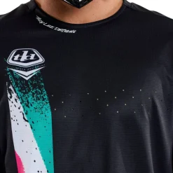 Troy Lee Designs Sprint Fietsshirt met Lange Mouwen Heren - Full Pull Black