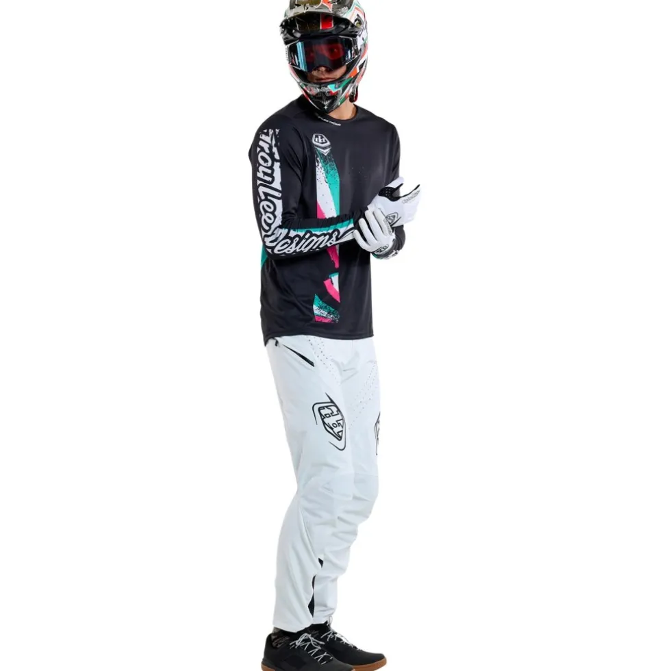 Troy Lee Designs Sprint Fietsshirt met Lange Mouwen Heren - Full Pull Black