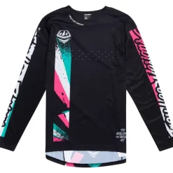 Troy Lee Designs Sprint Fietsshirt met Lange Mouwen Heren - Full Pull Black