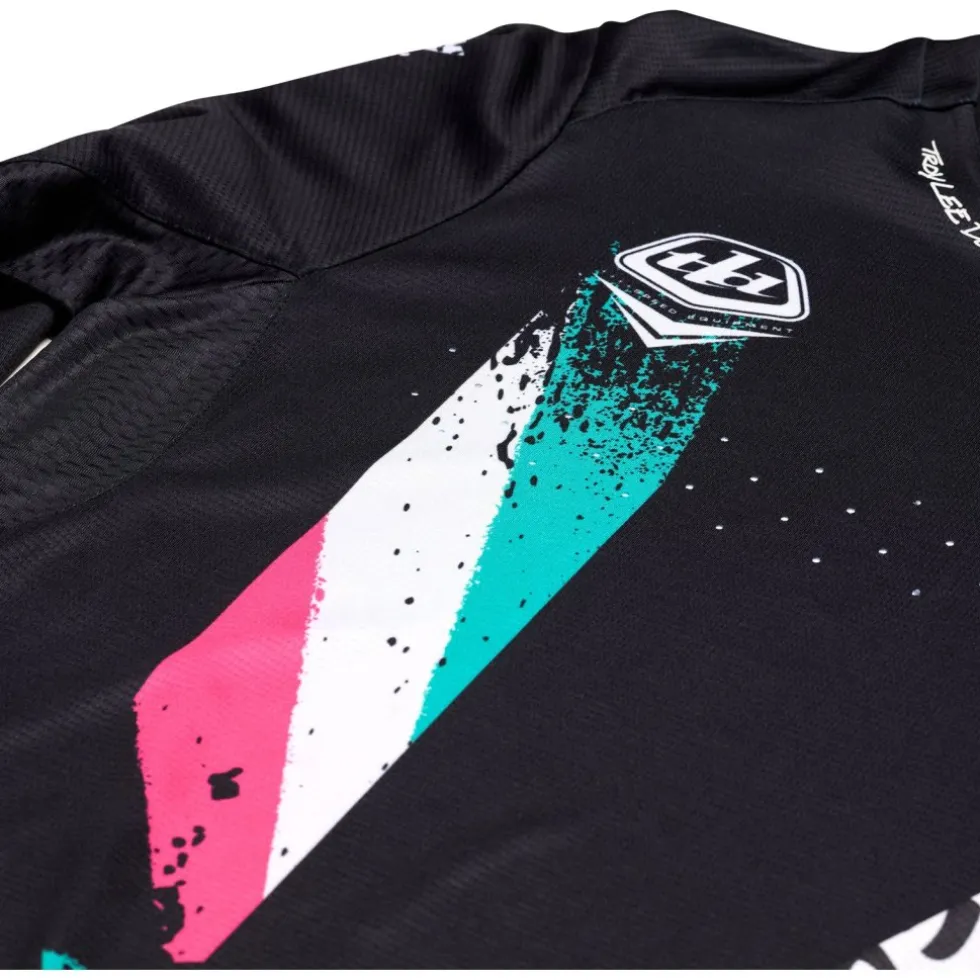 Troy Lee Designs Sprint Fietsshirt met Lange Mouwen Heren - Full Pull Black