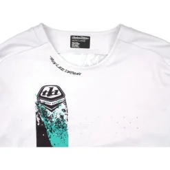 Troy Lee Designs Sprint Fietsshirt met Lange Mouwen Kinderen - Full Pull Chalk