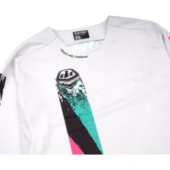 Troy Lee Designs Sprint Fietsshirt met Lange Mouwen Kinderen - Full Pull Chalk
