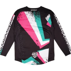 Troy Lee Designs Sprint Fietsshirt met Lange Mouwen Kinderen - Full Pull Black