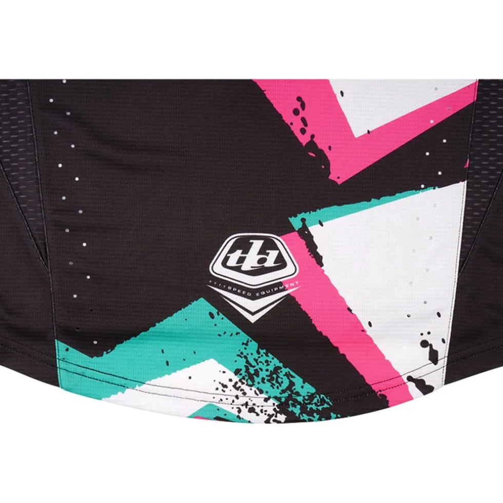 Troy Lee Designs Sprint Fietsshirt met Lange Mouwen Kinderen - Full Pull Black