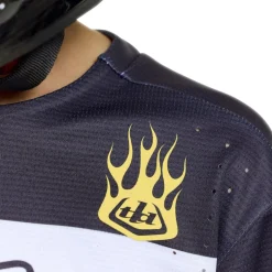 Troy Lee Designs Sprint Pro Fietsshirt met Lange Mouwen Kinderen - YO Moto Butter
