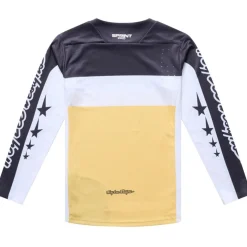 Troy Lee Designs Sprint Pro Fietsshirt met Lange Mouwen Kinderen - YO Moto Butter