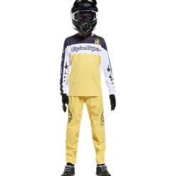 Troy Lee Designs Sprint Pro Fietsshirt met Lange Mouwen Kinderen - YO Moto Butter