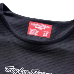 Troy Lee Designs Sprint Pro Fietsshirt met Lange Mouwen Kinderen - Mono Black