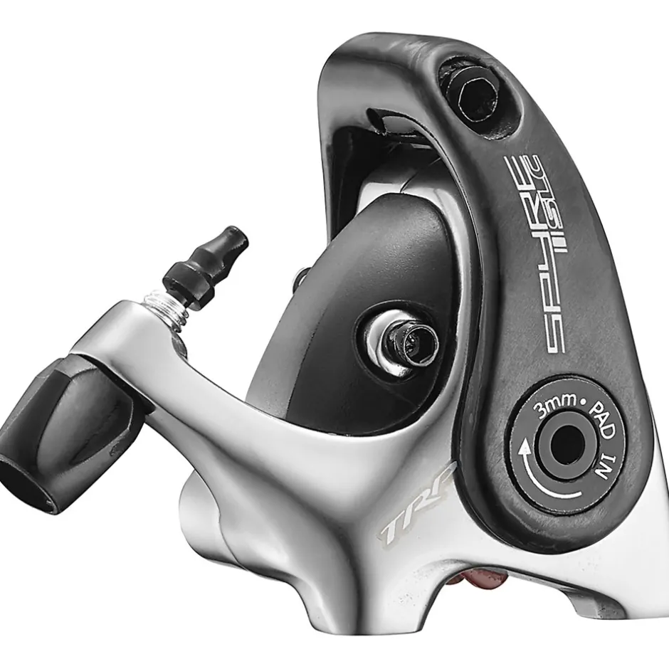 Schijfremmen < TRP Spyre SLC Mechanical Disc Brake Caliper - Flat Mount - silver/carbon