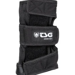 TSG Junior-Set | Elleboogbeschermers | Kniebeschermers | Polsbeschermers - black
