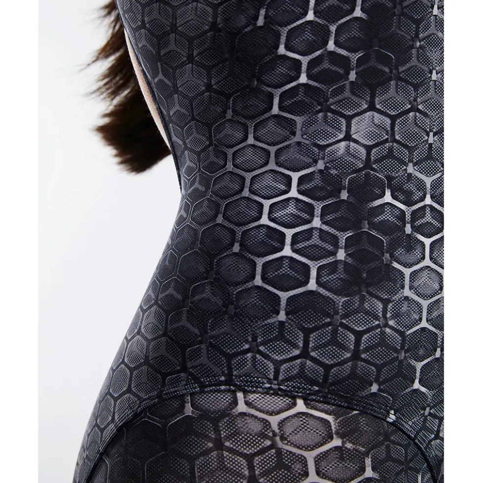 TYR Akurra Thresher™ Open Back Badpak Dames - zwart