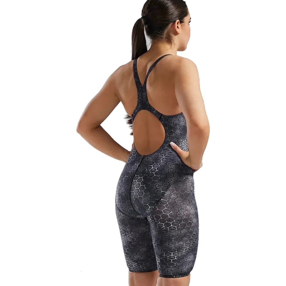 TYR Akurra Thresher™ Open Back Badpak Dames - zwart