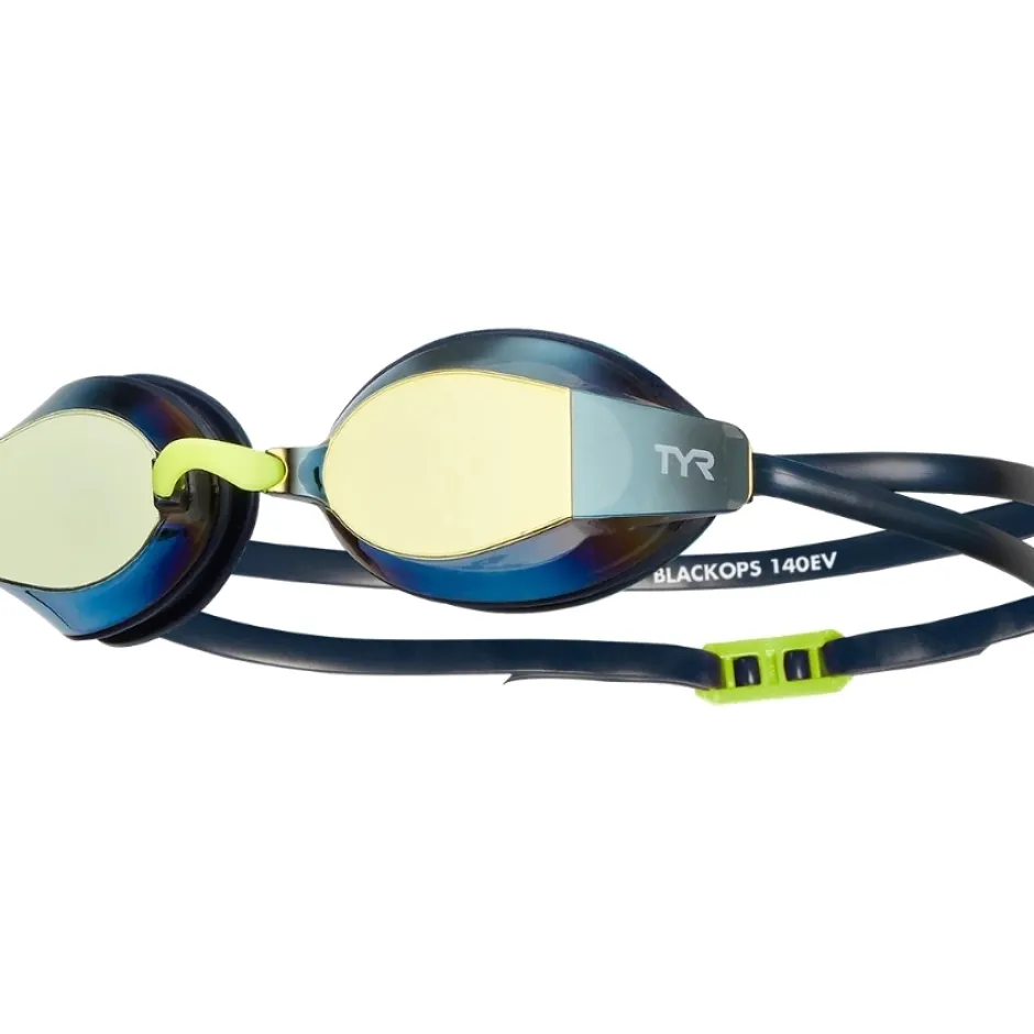 Zwembrillen|Zwembrillen < TYR Blackops 140 EV Racing Mirrored Zwembril - gold/navy