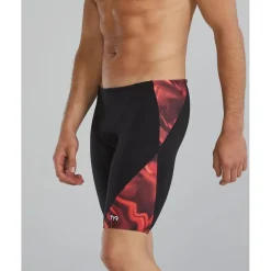 Wedstrijd Zwemkleding < TYR Blade Splice Waveform Durafast Elite® Zwemjammer Heren - rood