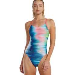 TYR Bravura Durafast Elite® Cutoutfit Badpak Dames - wit/meerkleurig