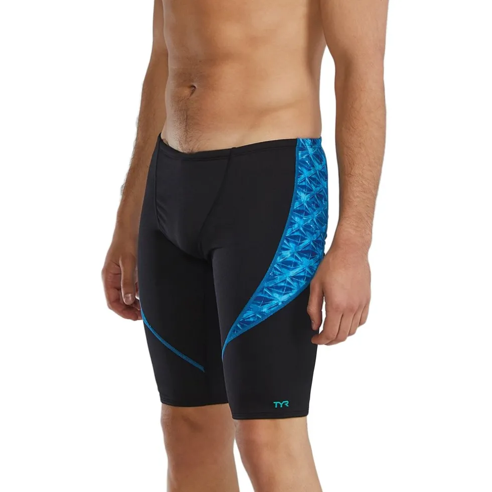 TYR Curve Splice Oceanid Durafast Elite® Zwemjammer Heren - light blue/aqua