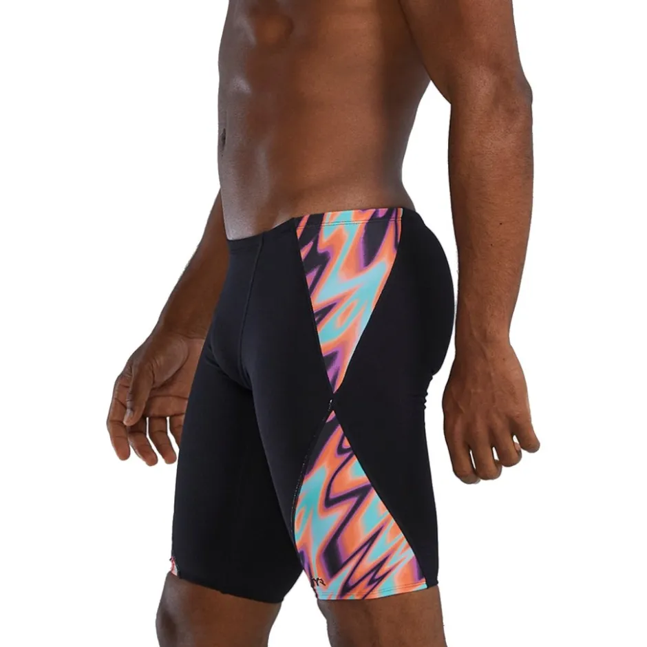 Wedstrijd Zwemkleding < TYR Disarray Durafast Elite® Blade Splice Zwemjammer Heren - oranje/meerkleurig