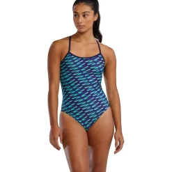 TYR Dragonflyte Durafast Elite® Trinityfit Badpak Dames - green/navy