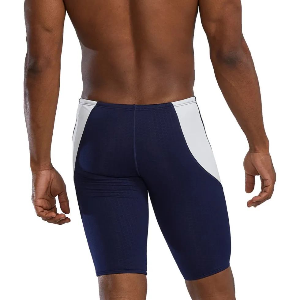 TYR Hexa Durafast Elite® Curve Splice Zwemjammer Heren - navy/white