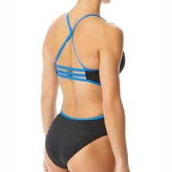 TYR Hexa Durafast Elite® Trinityfit Badpak Dames - zwart/blauw