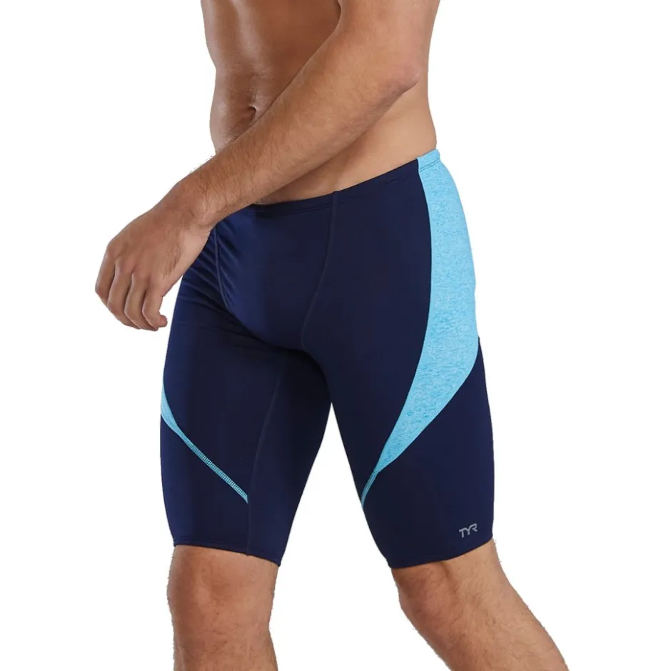 Wedstrijd Zwemkleding < TYR Lapped Durafast Elite® Curve Splice Zwemjammer Heren - light blue/aqua