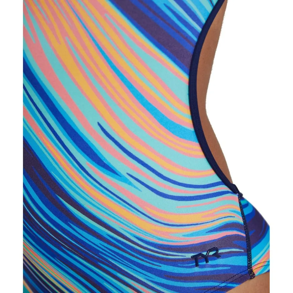 TYR Riptidal Durafast Elite® Trinityfit Badpak Dames - teal/orange