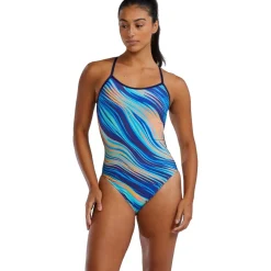 TYR Riptidal Durafast Elite® Trinityfit Badpak Dames - teal/orange