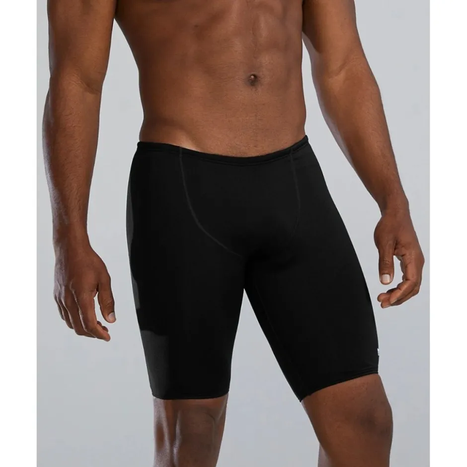 Wedstrijd Zwemkleding|Zwembroeken & Bikini'S < TYR Solid Durafast Elite® Zwemjammer Heren - zwart
