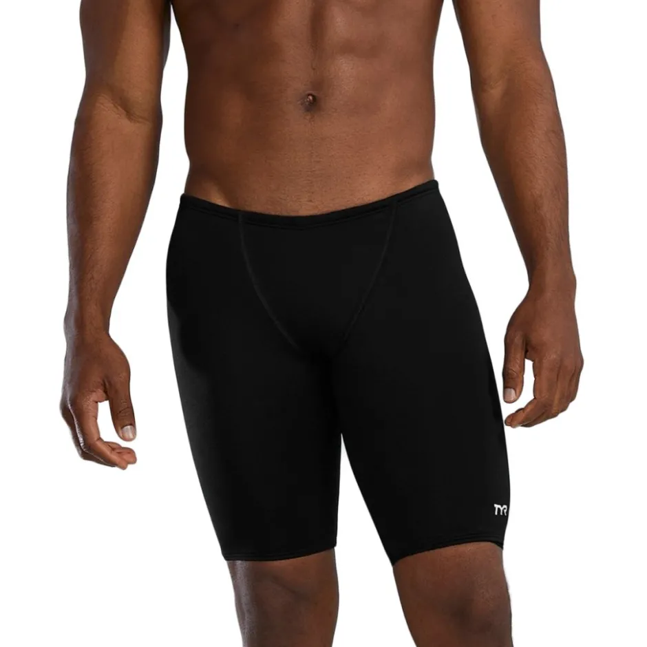 Wedstrijd Zwemkleding|Zwembroeken & Bikini'S < TYR Solid Durafast Elite® Zwemjammer Heren - zwart