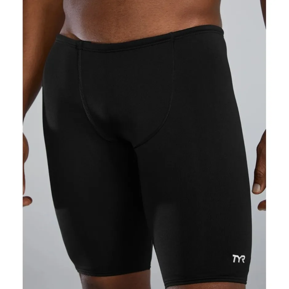 Wedstrijd Zwemkleding|Zwembroeken & Bikini'S < TYR Solid Durafast Elite® Zwemjammer Heren - zwart