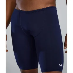 Wedstrijd Zwemkleding|Zwembroeken & Bikini'S < TYR Solid Durafast Elite® Zwemjammer Heren - navy