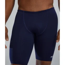 Wedstrijd Zwemkleding|Zwembroeken & Bikini'S < TYR Solid Durafast Elite® Zwemjammer Heren - navy